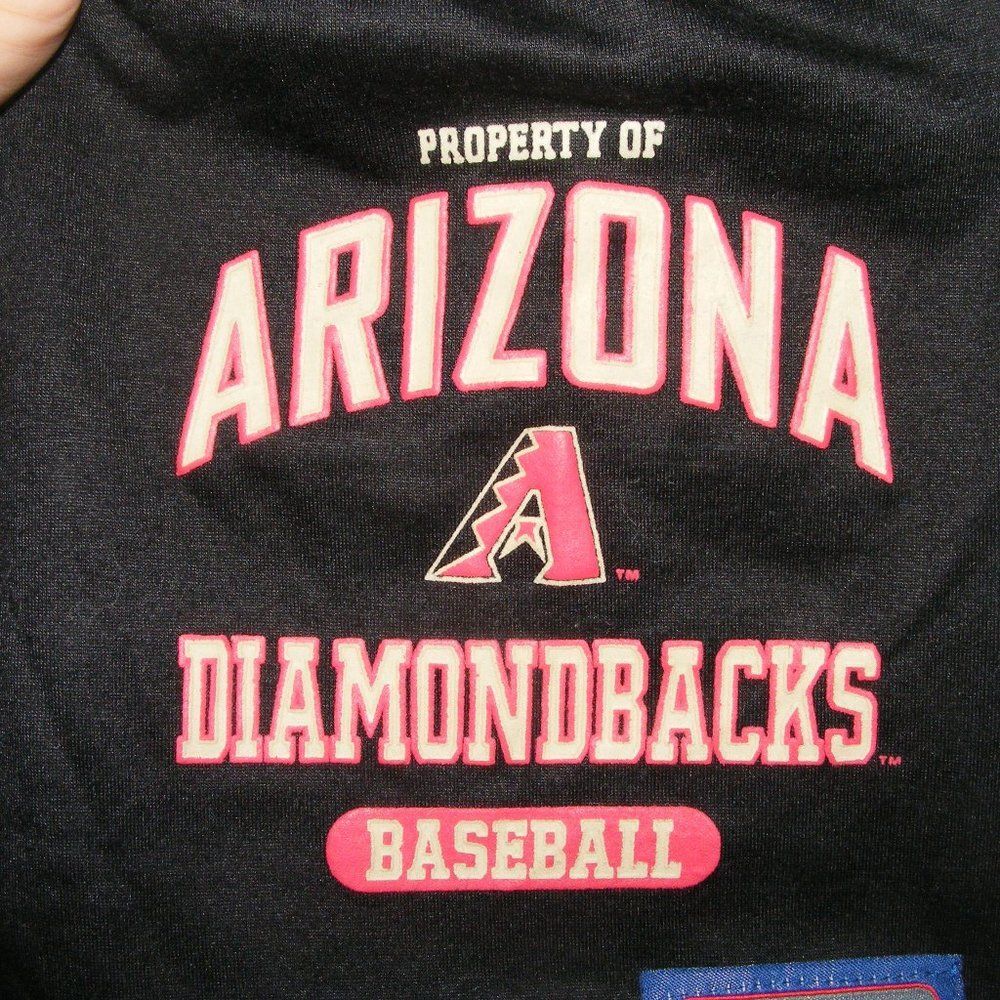 ARIZONA DIAMONDBACK Pet Shirt, S, Black Tee, MLB, PETS FIRST, Baseball - Picture 2 of 9